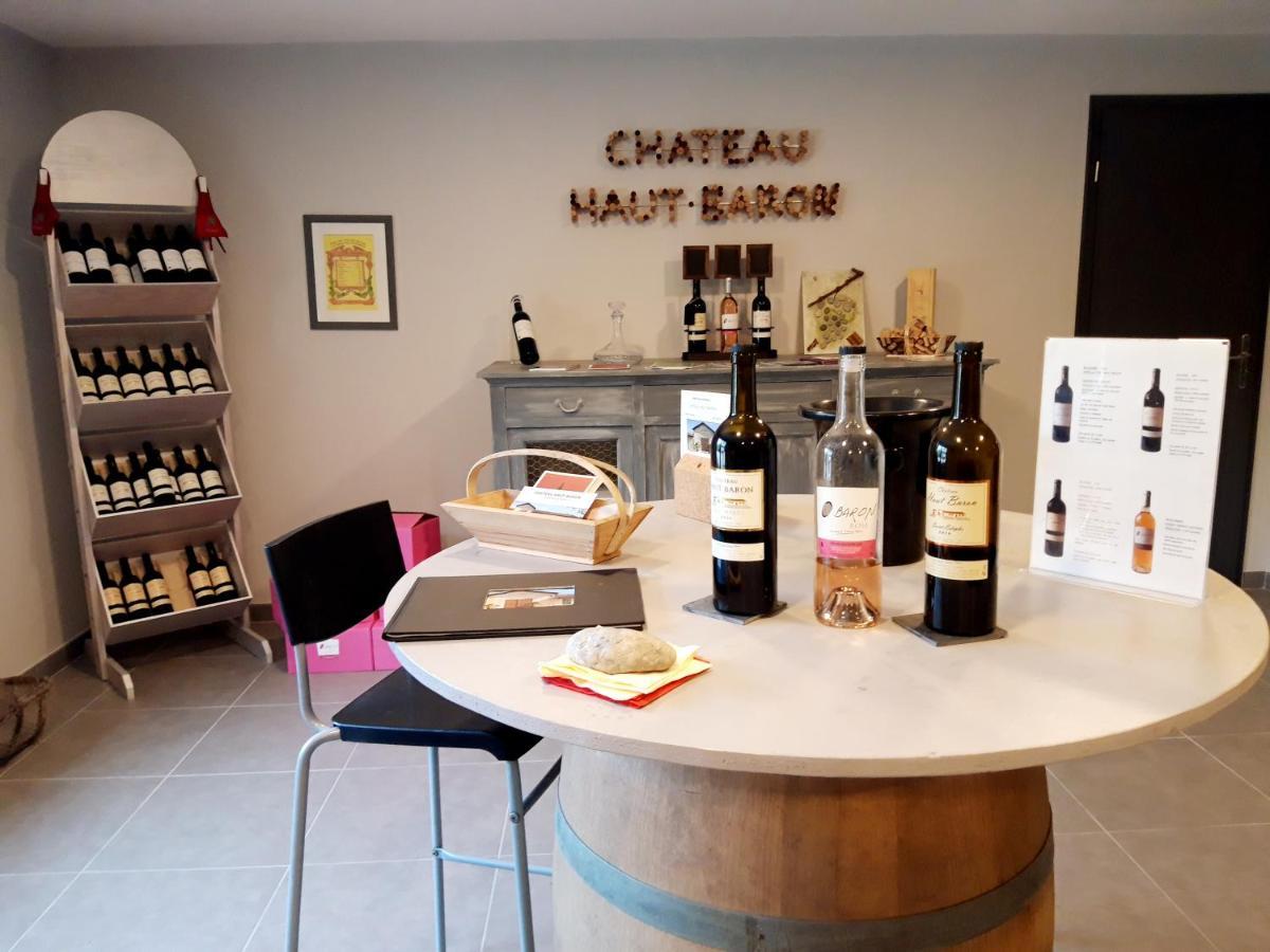 מלון Saint-Estèphe Chateau Haut Baron מראה חיצוני תמונה