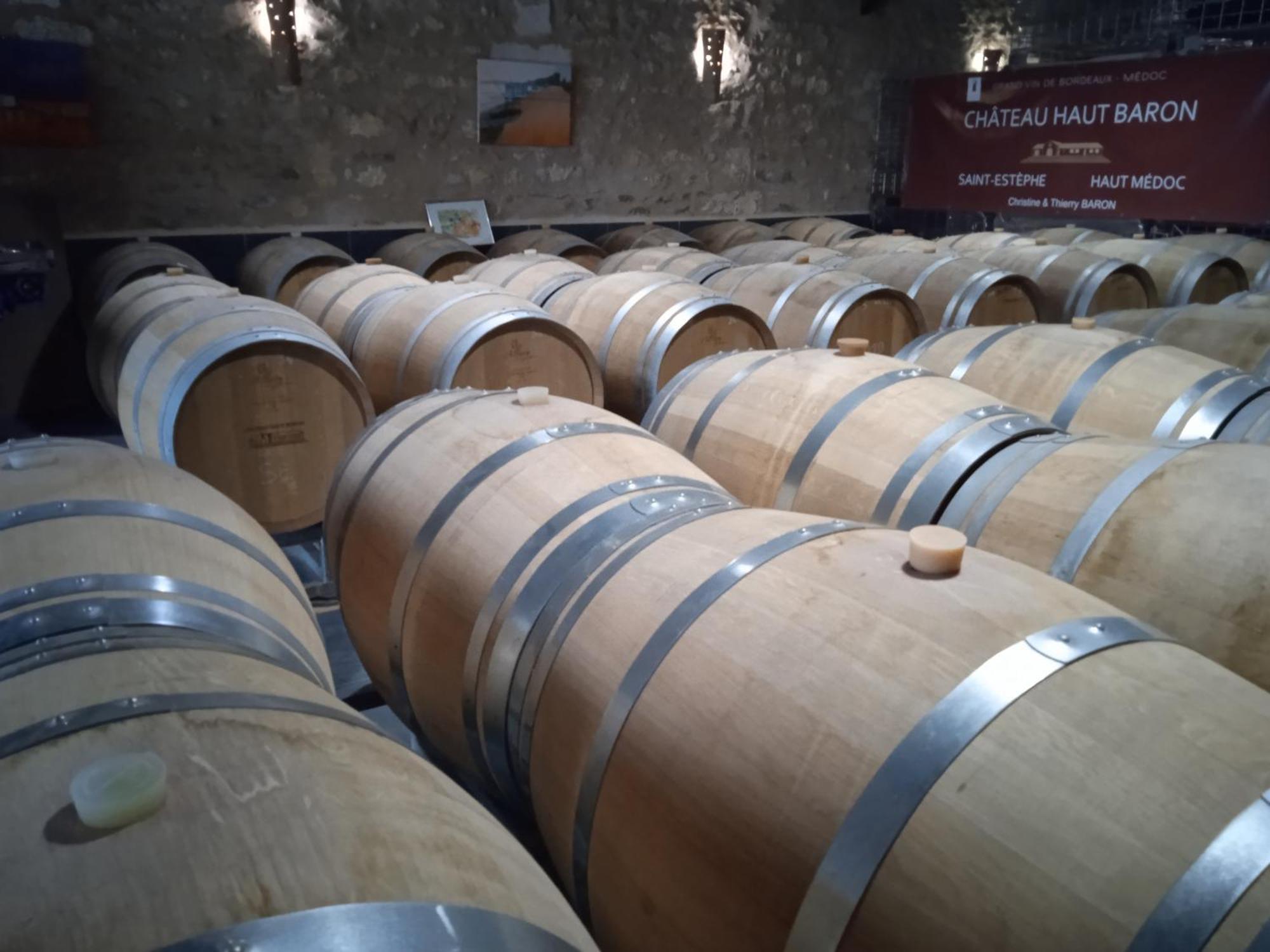 מלון Saint-Estèphe Chateau Haut Baron מראה חיצוני תמונה